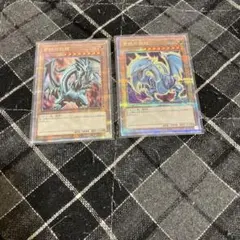 ブルーアイズホワイトドラゴン　25th 絵違い2枚