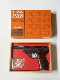 マルゼン Walther P38 ガスガン 箱付き マルゼン ワルサー P38 箱ブルー｜ガンランド