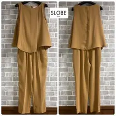 SLOBE IENA ノースリーブ オールインワン キャメル 38のサムネイル