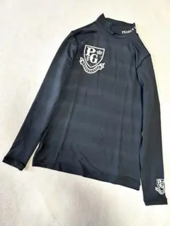 美品✨ PEARLY GATES ブラック モックネックシャツ 長袖