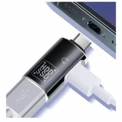 2in1 USB C OTGアダプタ 分岐器 変換アダプタ イヤホン端子変換 黒