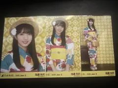 乃木坂46 海邉朱莉　2026.June-II 浴衣　生写真 3種コンプのサムネイル