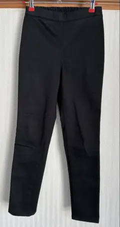 GU ブラック スキニーパンツ ゴムウエスト