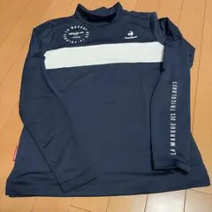 le coq sportif GOLF モックネックシャツ ネイビー S