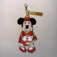 Disney Store JAPAN ミニー ぬいぐるみキーチェーン 着物