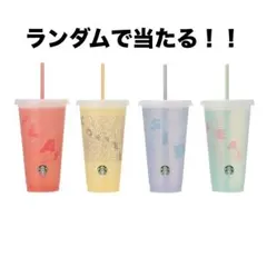スタバ　ミステリーカラーリングリユーザブルコールドカップ710ml　ランダム