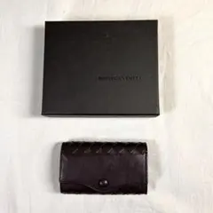 ⭐︎美品⭐︎Bottega Veneta ダークブラウンキーケース 箱付き