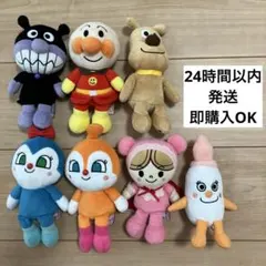 ぬいぐるみ　キャラクター　アンパンマン　プリちぃビーンズコレクション　まとめ売り