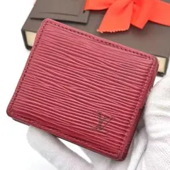 極美品★ルイヴィトン エピ コインケース 小銭入れ 赤 レッド 男女兼用