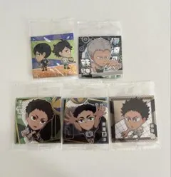 ハイキュー　ウエハースシール　vol.2 シークレット　赤葦京治　他　計5枚