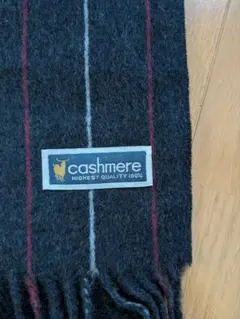 Cashmere カシミヤ ストライプマフラー