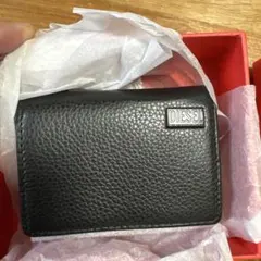 DIESEL ブラックレザー 二つ折り財布