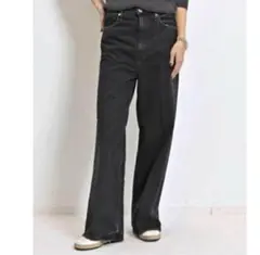 L'Appartement アッパーハイツ デニム　ブラック　サイズ25