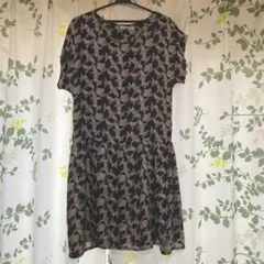 ミーニー　鳥柄ワンピース