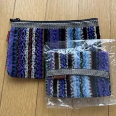 MISSONI ポーチ ポケットティッシュカバー　セット　ストライプ 新品のサムネイル