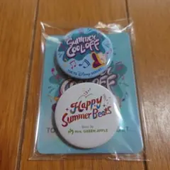 サマークールオフ　ドナルド　ミセス　缶バッジ