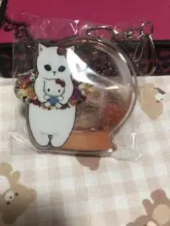 猫とぬいぐるみのアクリルマグネット