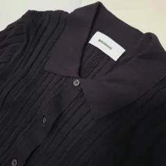 美品✨️MIESROHEミースロエ 半袖トップス 黒 ニットポロ