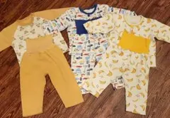 キルト フリース パジャマ 3着 まとめ売り 80cm 90cm
