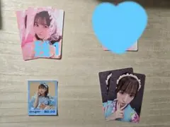 【バラ売可】CUTIE STREET 梅田みゆ トレカ&ステッカー 4枚セット