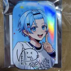 すにすて　スクエア缶バッジ　ゆたくん　ホログラム複製サイン入り　レア