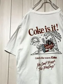 AVIREX USA コカコーラ コラボ Tシャツ 半袖 バックデザイン XL