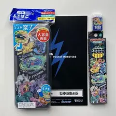 新品 ポケモン 文房具4点セット 筆箱 筆入れ 鉛筆 1ダース 自由帳 消しゴム