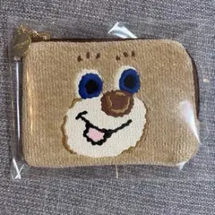 美品 FEILERフェイラー ドアップテディ L字ポーチ リボンチャーム 