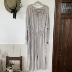 新品SamansaMos2 リトアニアリネン 2WAYふんわりワンピース