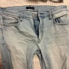 UNIQLO JEANS デニムパンツ ライトブルー 34インチ