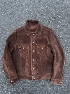 Stussy/ステューシー /スエード/レザートラッカージャケット/サード