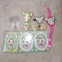 キュアズキューン プリルン ミラクルアイアイブレス カード ヘアピン セット