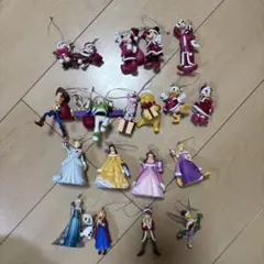 即決OK！幸せなクリスマスを！クリスマスキャラクターオーナメント20体セット