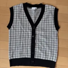 a.v.v チェック柄 ノースリーブベスト 150