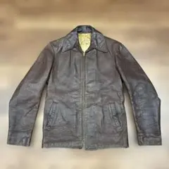 40s 50s LAKELAND ビンテージレザージャケット スポジャケ 38のサムネイル
