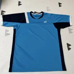 YONEX 青 Lサイズ バドミントンシャツ