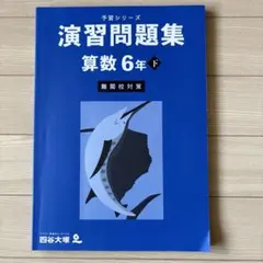 四谷大塚　予習シリーズ　演習問題集 算数 6年下 難関校対策
