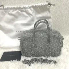 ANTEPRIMA 999コレクションクリスタルスクエアス モールピュアシルバー
