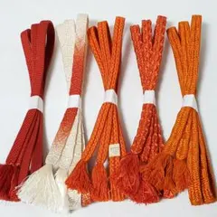 し*ん様 (1606)帯締め 5点 まとめ売り 帯紐 着物 和装 小物