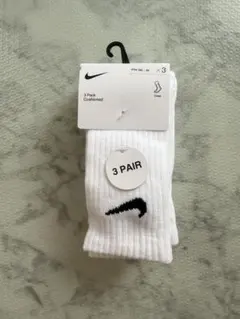 NIKE(ナイキ)キッズホワイトソックス3足セット 18〜21㎝