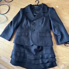 レディース フォーマルスーツ セットアップ 黒11AR 卒業式 入学式