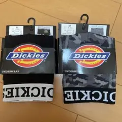 新品　ディッキーズ　Dickies ボクサーブリーフ 黒　迷彩　2枚セット M