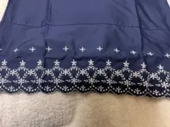 刺繍入りネイビー チュニック 77サイズ