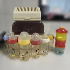 消毒器 哺乳瓶6本 粉ミルク入れ セット