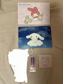 【新品未使用】サンリオキャラクター ポストカード・ブックマークセット