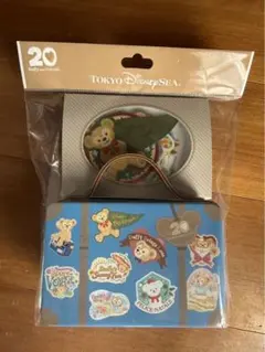 ディズニー ダッフィー 20周年 ステッカー ケース付