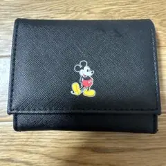 FREAK'S STORE ミッキーマウス 三つ折り財布 黒 子供に！