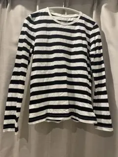 無印　ボーダーTシャツ