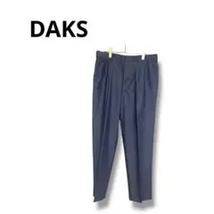 【ダックス】スラックス　テーパード　パンツ　オフィス　カジュアル　爽やか　ブルー