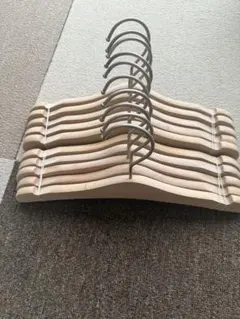 無印良品木製ハンガー 10本セット　キッズハンガー